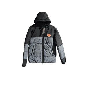 NIKE AIR MENS JACKET 100% POLYESTER BLACK GRAY M HM0198-060